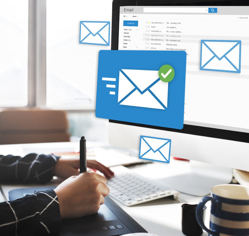 Simple Email Migration Services For Business Owners (7 Steps) Message Online Chat Social Text Concept